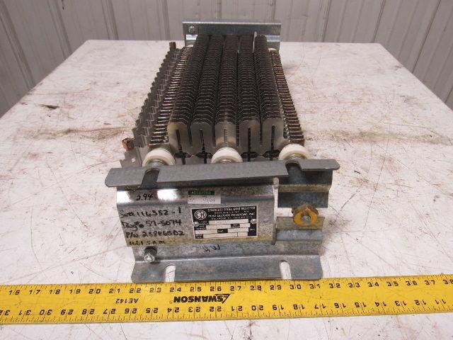 PG Post Glover 258865D2 Stainless Steel Grid Resistor 54 Ohms 2.960 Amps