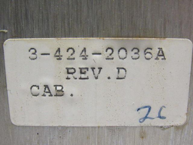 Cincinnati Milacron 3-424-2036A PLC Chassis Rack Sabre CNC