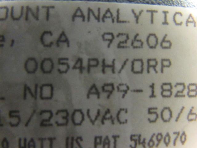 Rosemount 54EPH/ORP Analyzer Controller 115/120V 60Hz 10W