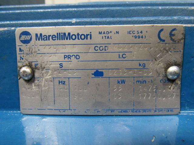 Marelli Motori A4C2542D00016 55/63Kw Electric Motor 50/60Hz 400/480V 3PH