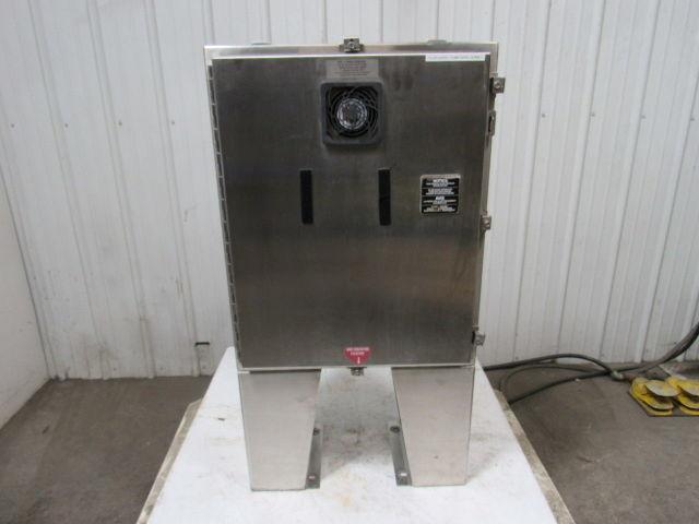 Hoffman A-30H2412SS6LP 30"x24"x12" Stainless Steel Electrical Enclosure Footed