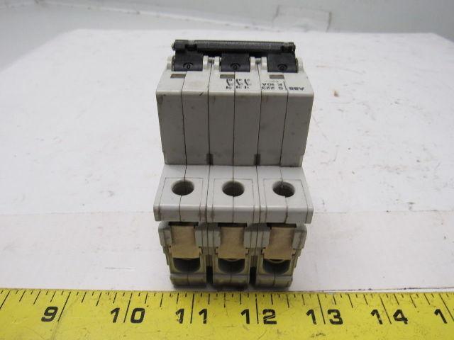 ABB S223K10A Circuit Breaker 3 Pole 10A 690V