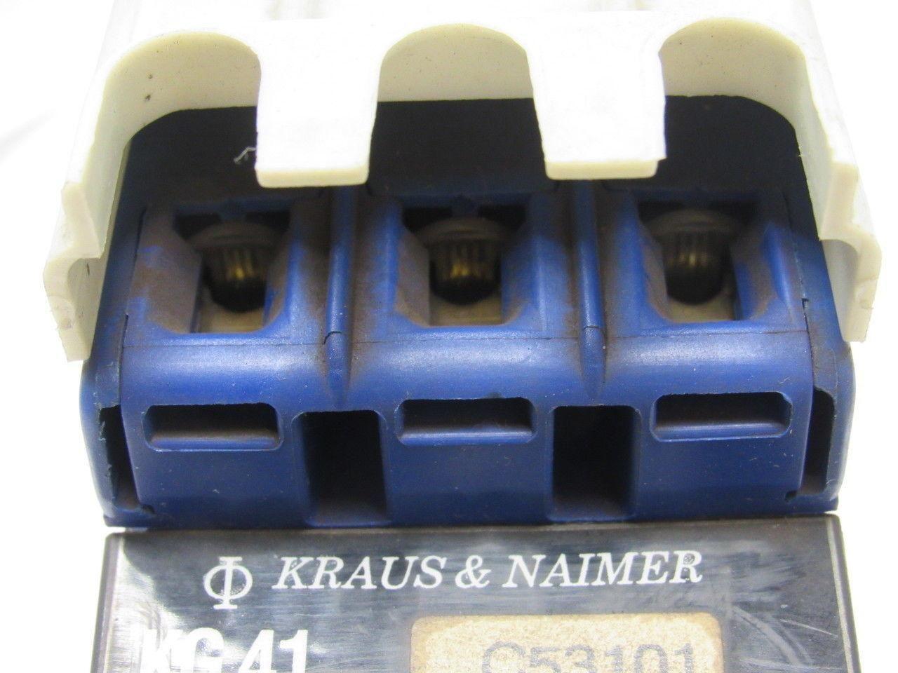 KRAUS & NAIMER KG41 C53101 Manual Motor Controller 3 Pole On/Off Switch