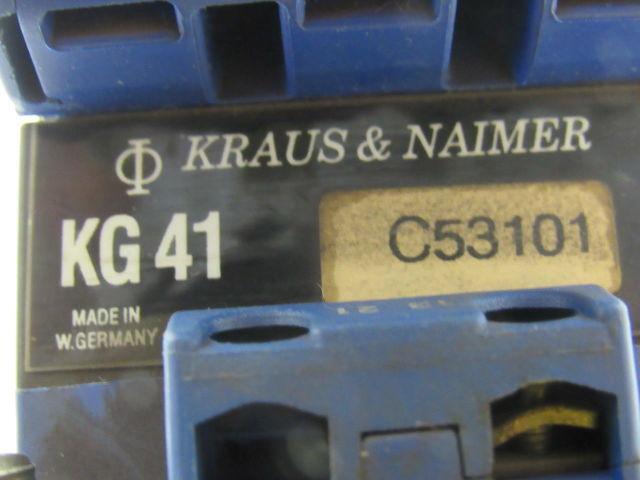 KRAUS & NAIMER KG41 C53101 Manual Motor Controller 3 Pole On/Off Switch