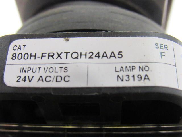 Allen Bradley 800H-FRXTQH24AA5 Amber LED Illuminated 2 position Twist Switch