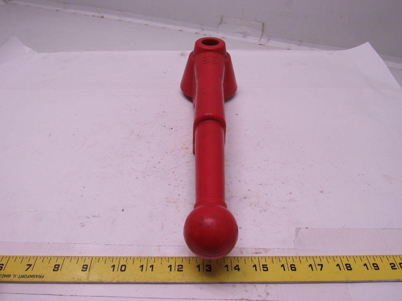 Asahi America Large Ball Lever Valve Handle 18mm Square 14-1/2" OAL
