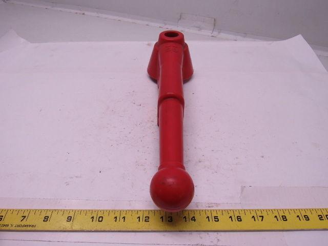 Asahi America Large Ball Lever Valve Handle 18mm Square 14-1/2" OAL