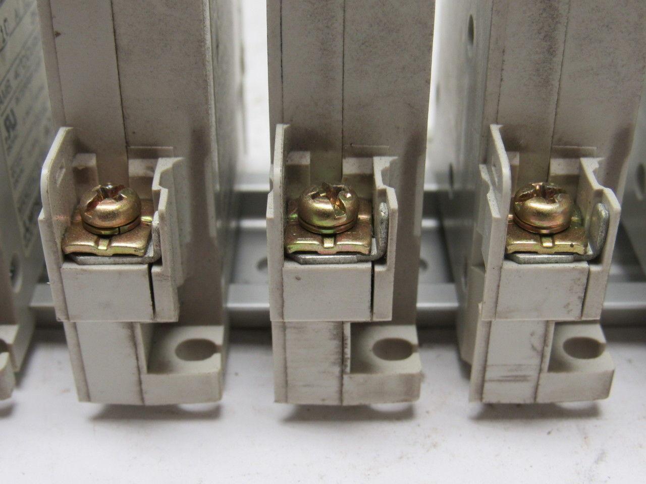 Mitsubishi Electric CP30-BA 1 Pole 10A Circuit Protector Din Rail Mount Lot of 5