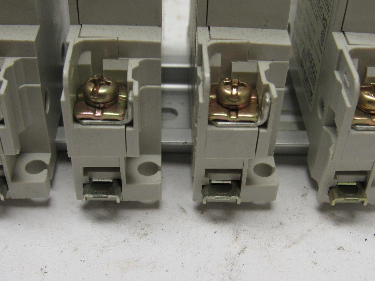 Mitsubishi Electric CP30-BA 1 Pole 10A Circuit Protector Din Rail Mount Lot of 5