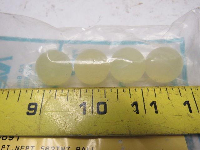 Neptune 562TN7 Polyurethane Valve Ball Pump Repair replacement Part Lot of 4