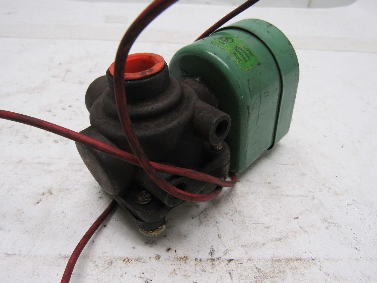 ASCO Red Hat 834263 4 Way Solenoid Valve 3/8" NPT