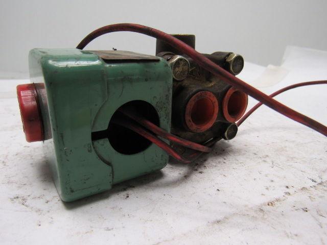ASCO Red Hat 834263 4 Way Solenoid Valve 3/8" NPT