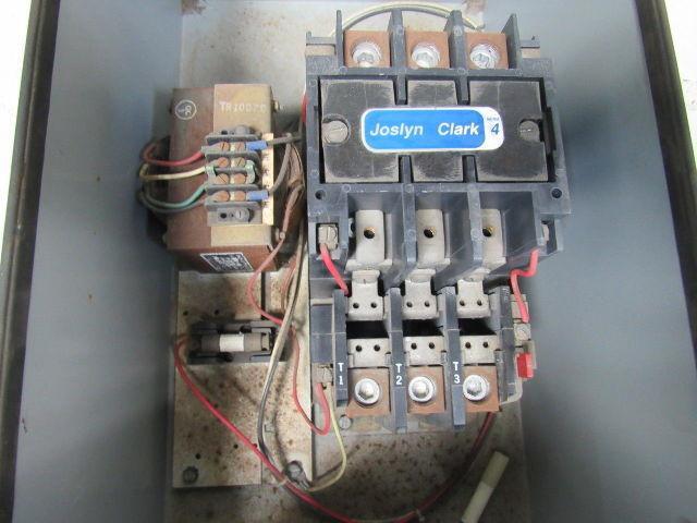 Joslyn Clark T13U034-76 Size 4 Motor Starter W/Enclosure & Transformer 100Hp