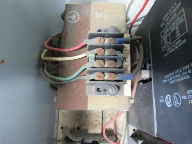 Joslyn Clark T13U034-76 Size 4 Motor Starter W/Enclosure & Transformer 100Hp
