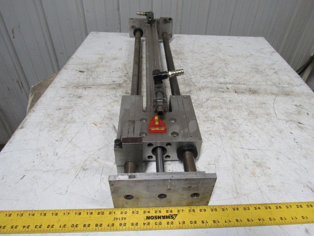 PHD SLD76X700 Pneumatic B15 Linear Slide & Cylinder Lot/1