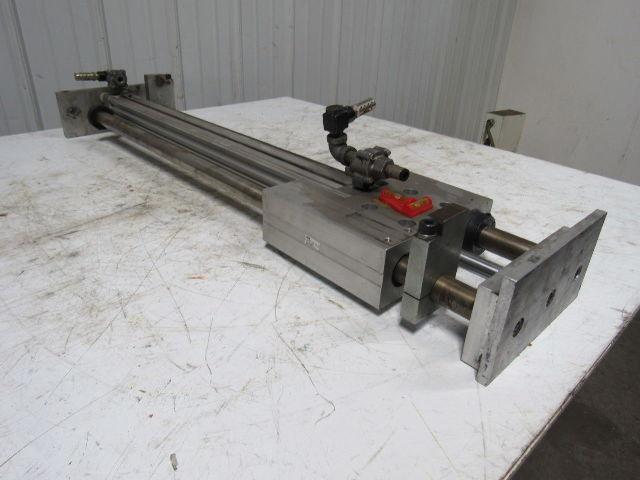 PHD SLD76X700 Pneumatic B15 Linear Slide & Cylinder Lot/1