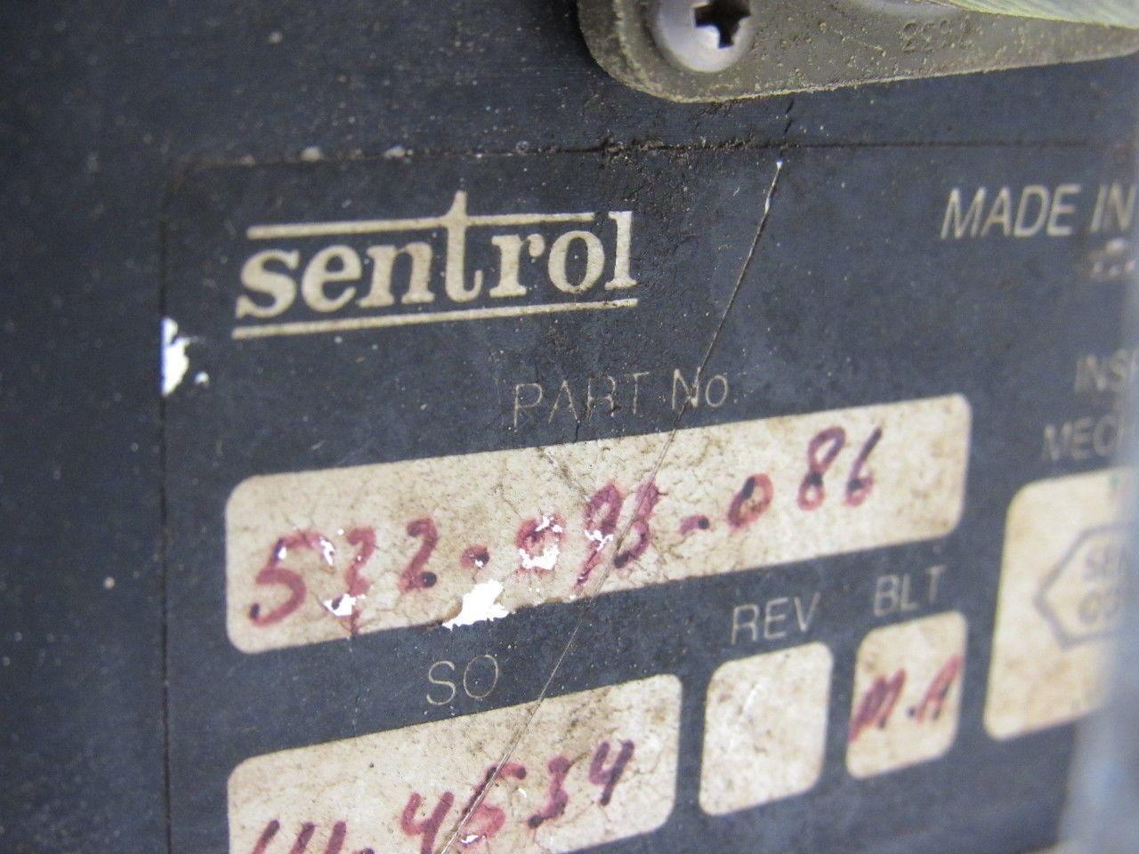Sentrol 532-093-086 Digital Read Out Display