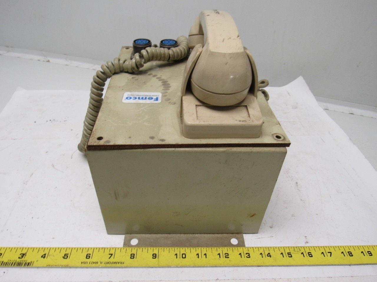 Femco 1883460-801 Telephone Single Party System Hand Set W/Enclosure