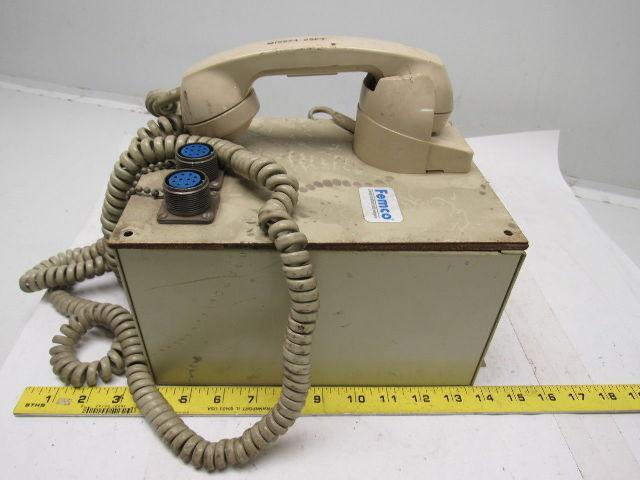 Femco 1883460-801 Telephone Single Party System Hand Set W/Enclosure
