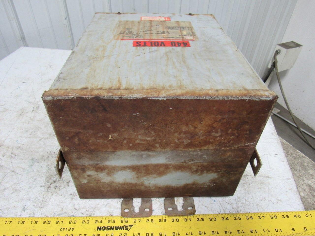 Cutler Hammer S48G11S10N 10KVA Transformer 480 Primary 120/240 Secondary 1Ph