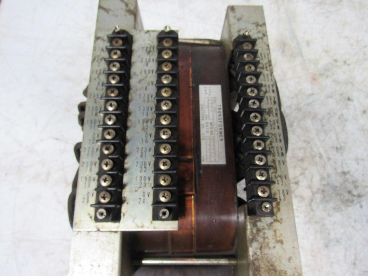 Eastern Co. A80L-0001-0084 5KVA Transformer Pri 190-230/275V Sec.18-60-90-120V