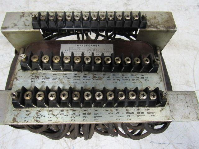 Eastern Co. A80L-0001-0084 5KVA Transformer Pri 190-230/275V Sec.18-60-90-120V