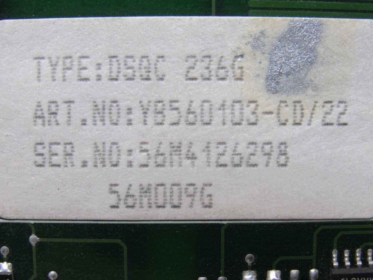 ABB DSQC 236G YB560103-CD/22 Drive Board With Heat Sink