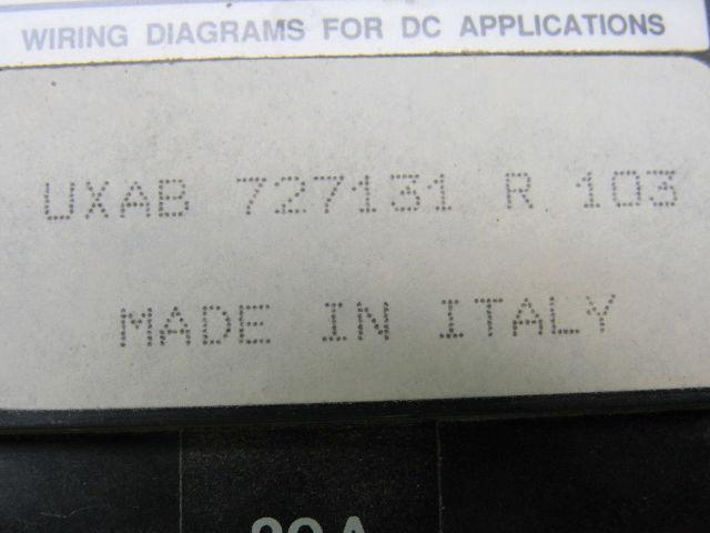 ABB UXAB 727131 R 103 3 Pole 20 Amp 480V Breaker & Disconnect Switch