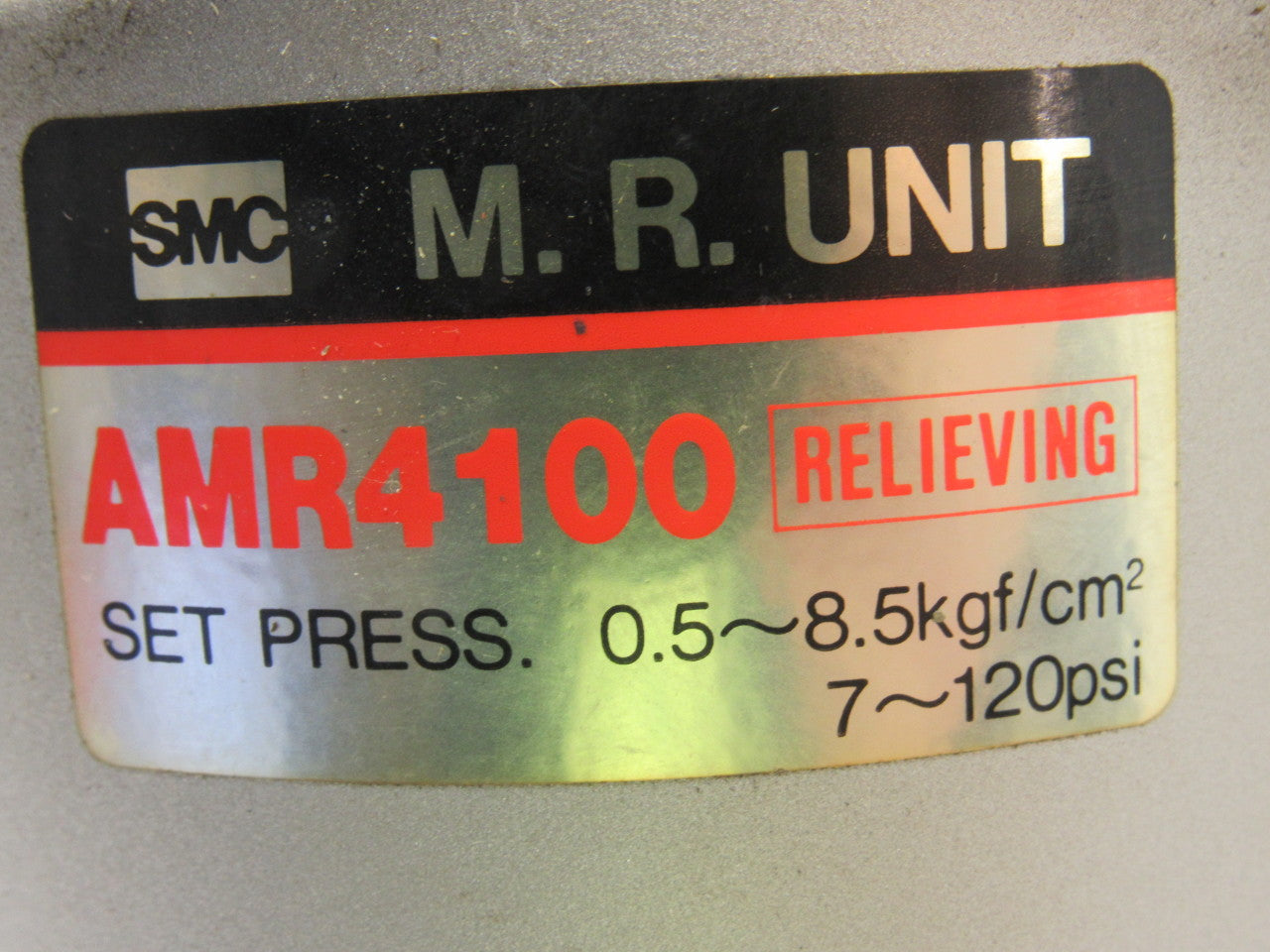 SMC AMR4100 M.R. Unit .5~8.5kgf/cm 7~120PSI