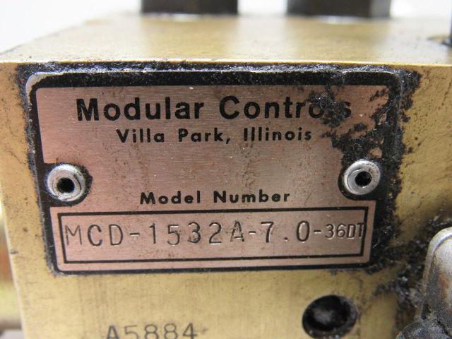 MODULAR CONTROL MCD-1532A-7.0-360T Hydraulic Valve & Solenoid From 36V Raymond L