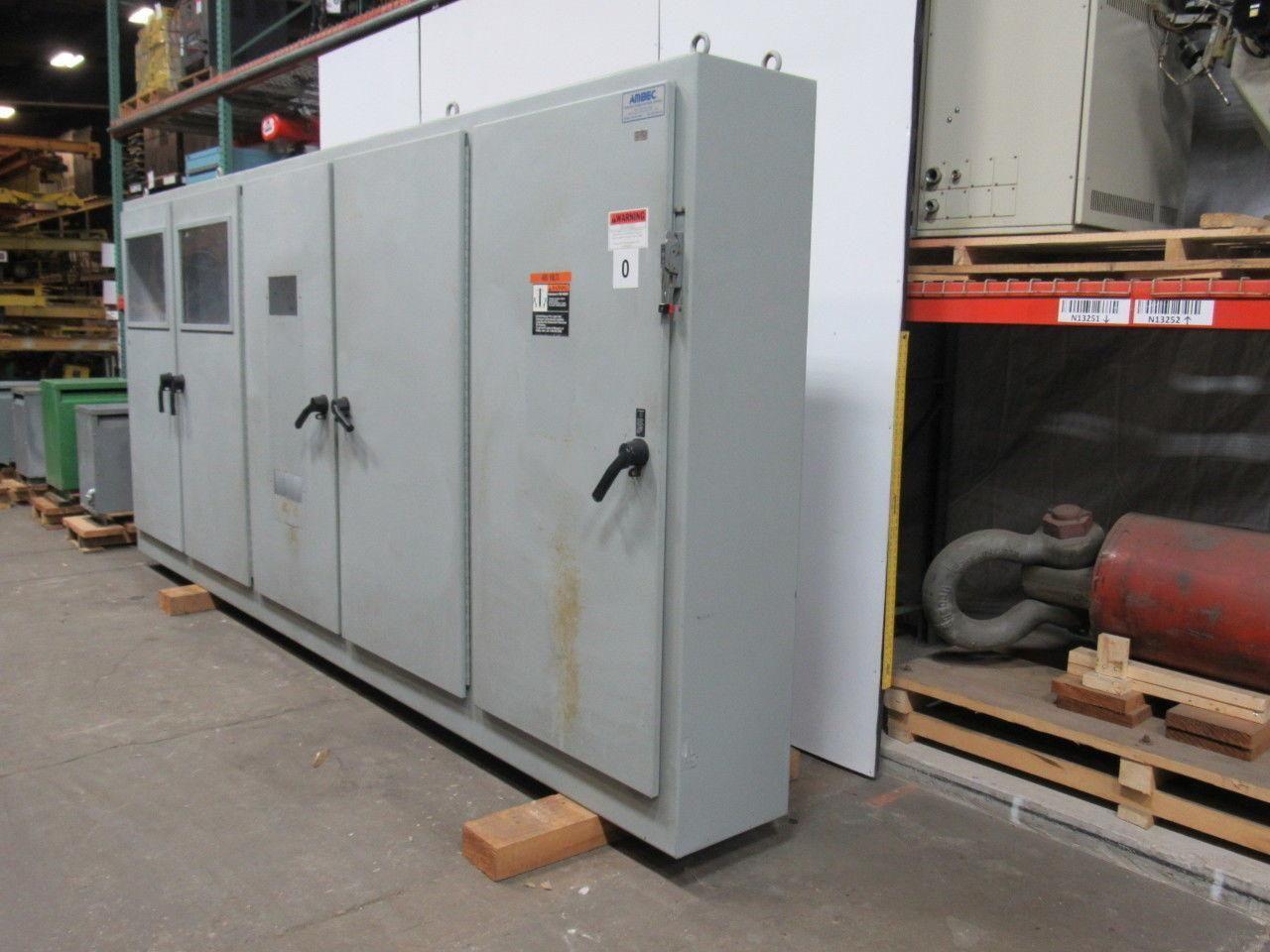 HOFFMAN ? 16'6" x 7' x 18" 5 Door Electrical Enclosure Box W/ Extras Disconnect