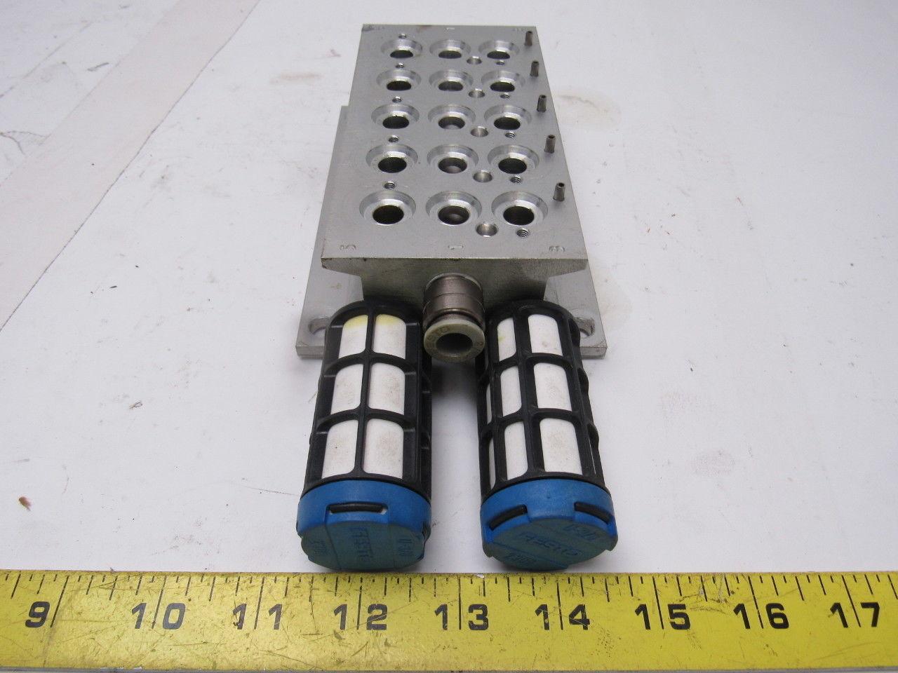 Festo CPE18-PRS-3/8-5 5 Station Manifold Block
