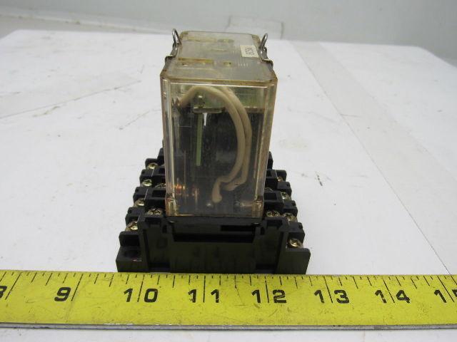 Matsushita HG4-DC24V Relay W/Socket 20A 250V From a Watino LG71 CNC