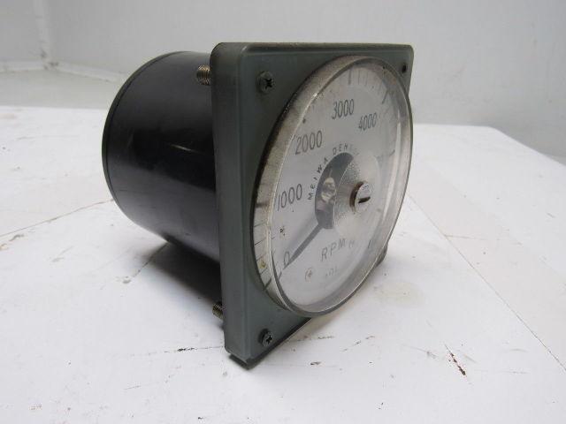 Meiwa Densokuki Analog RPM Meter From a Wasino LG71 CNC