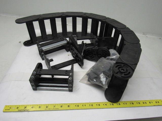 Igus 380.01 Energy Chain Flex Hose Cable Cat Track W/27 Vertical Separators