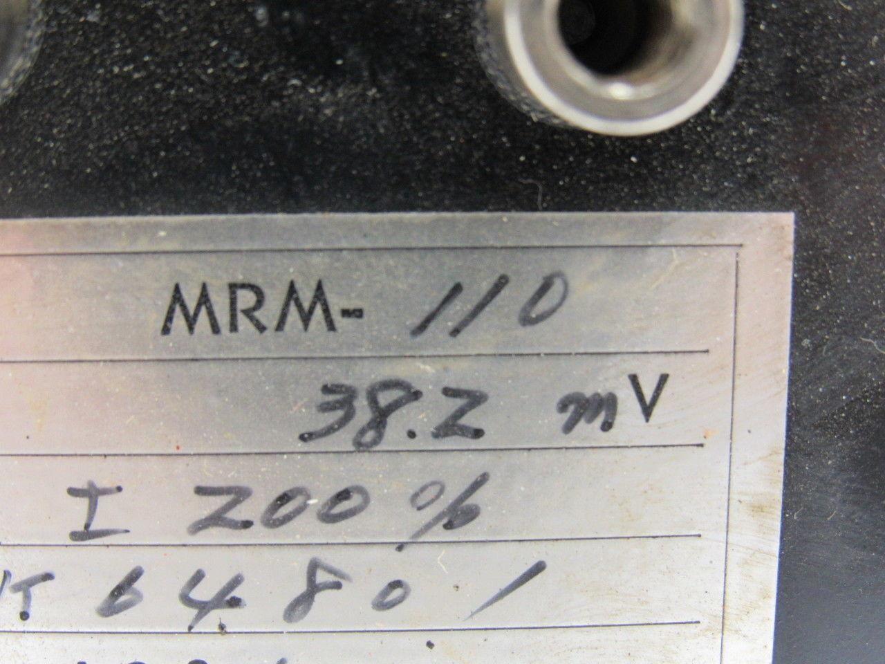 Meiwa Densokuki Type MRM-110 Load Meter Spindle/Z-Axis From a Wasino LG71 CNC