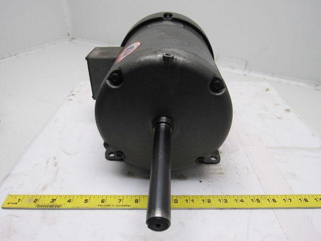Baldor M3610 3/2 Hp Extended Shaft 7/8" 5" Long AC Motor 208-230/460 3450 RPM