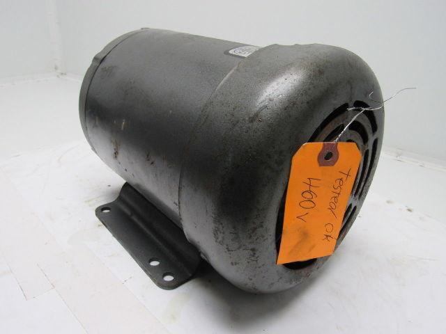 Baldor M3610 3/2 Hp Extended Shaft 7/8" 5" Long AC Motor 208-230/460 3450 RPM