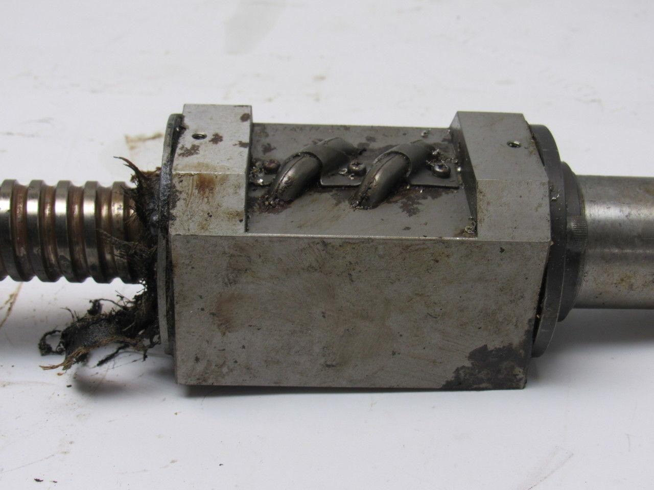 Wasino LG71 33" Ball Screw & Nut Assembly End Bearing is Bad