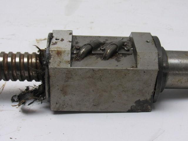 Wasino LG71 33" Ball Screw & Nut Assembly End Bearing is Bad