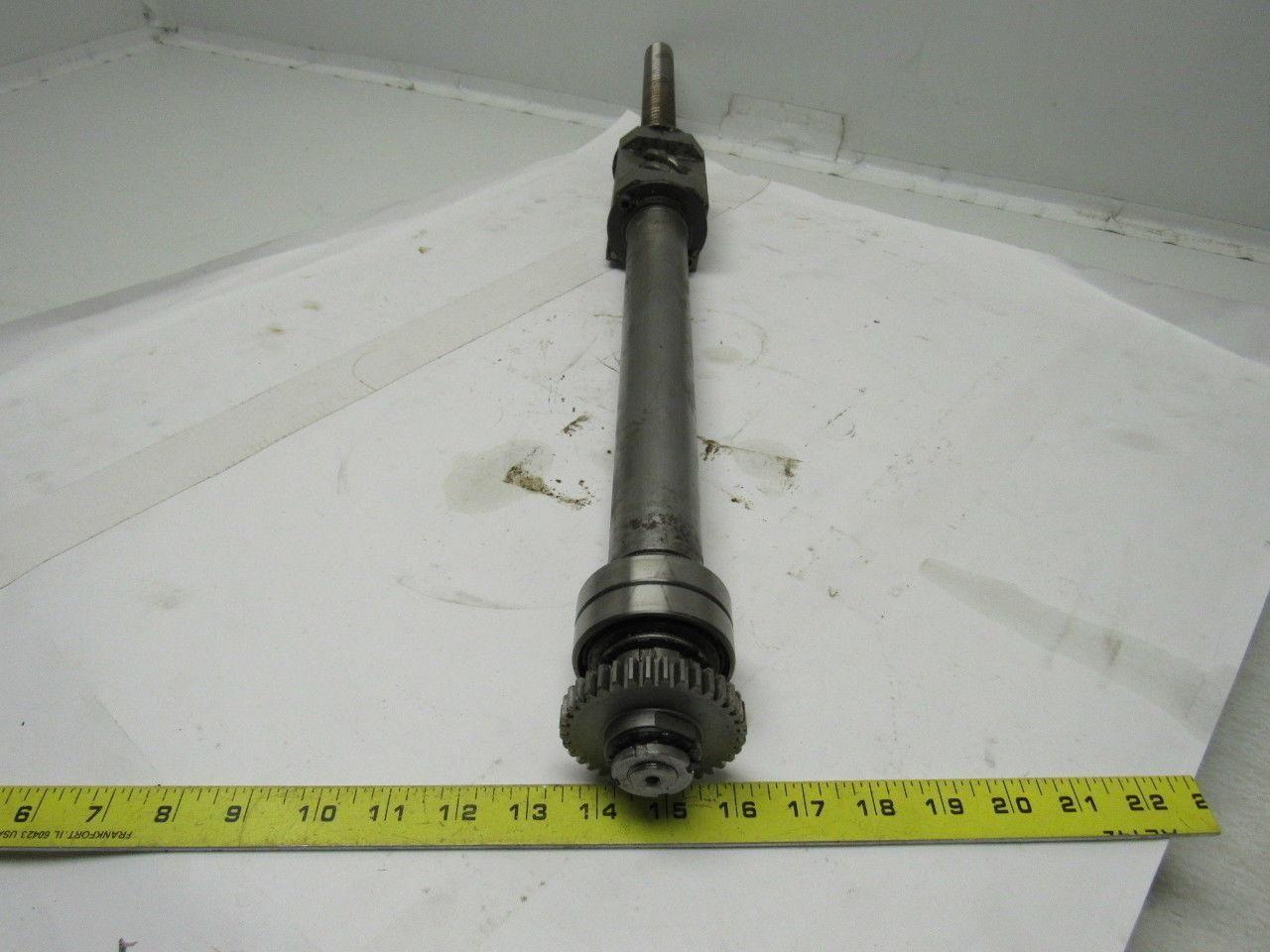 Wasino LG71 33" Ball Screw & Nut Assembly End Bearing is Bad