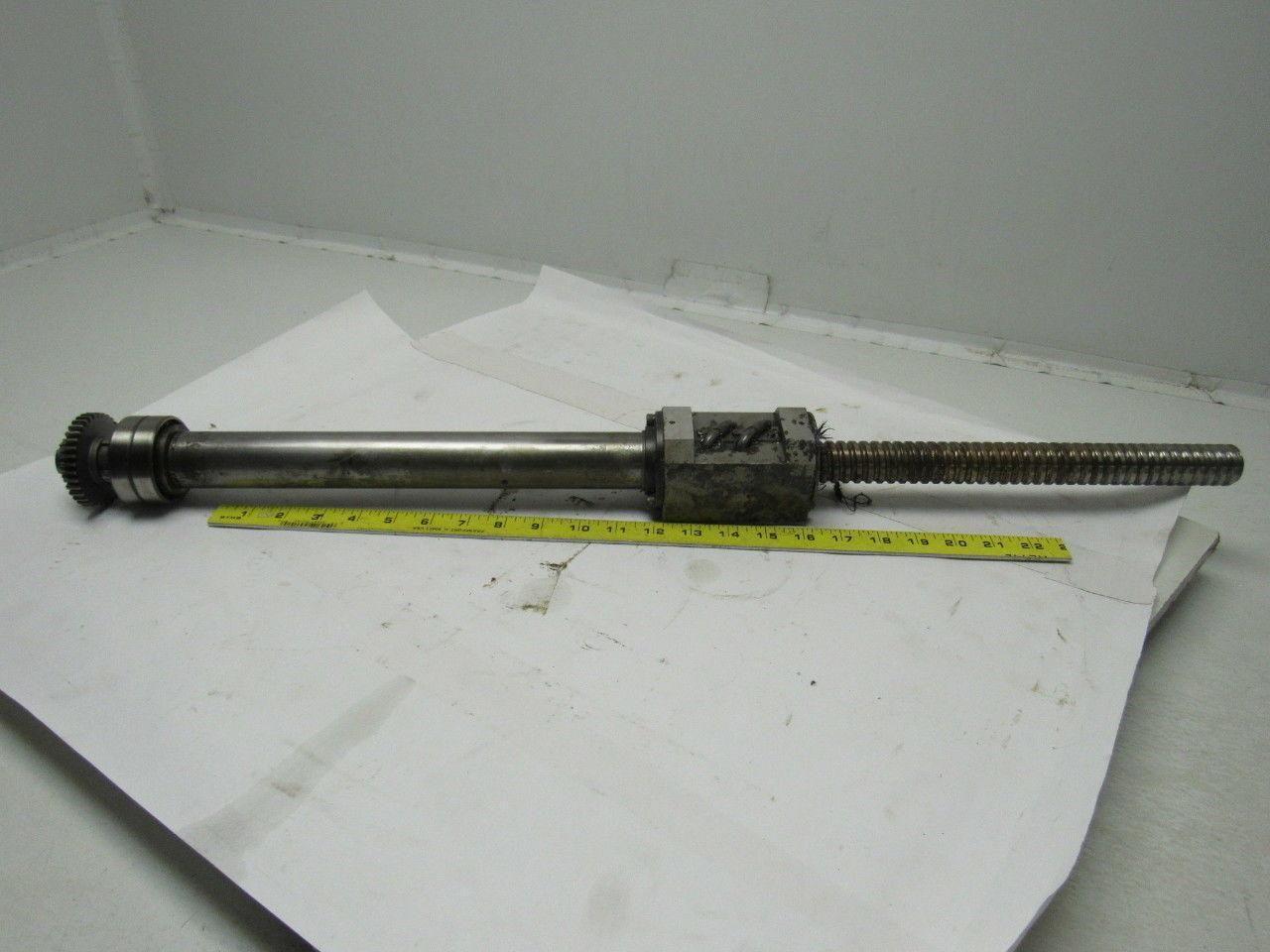 Wasino LG71 33" Ball Screw & Nut Assembly End Bearing is Bad