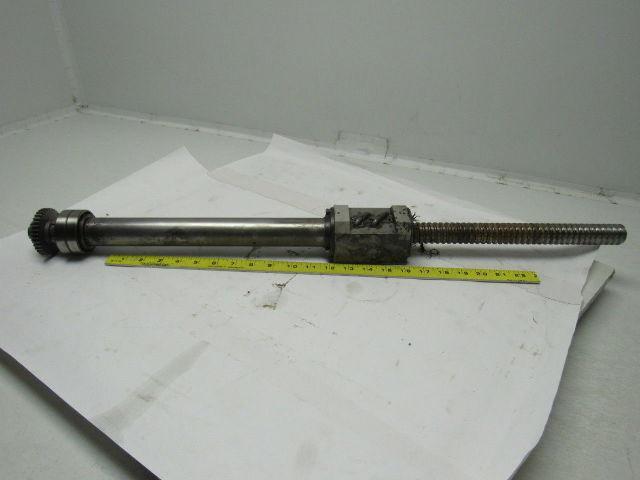 Wasino LG71 33" Ball Screw & Nut Assembly End Bearing is Bad
