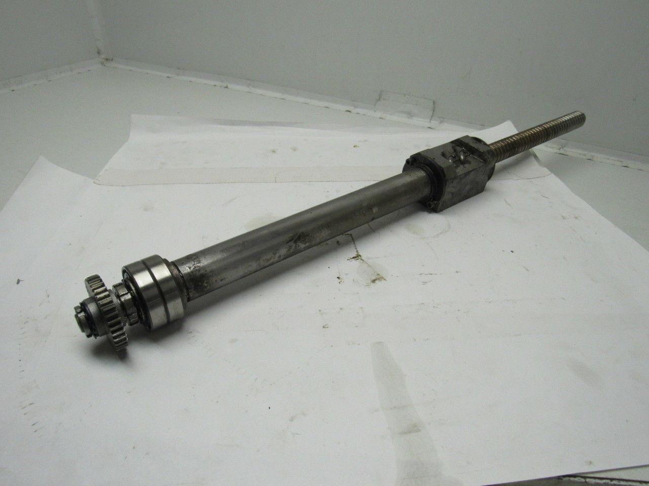 Wasino LG71 33" Ball Screw & Nut Assembly End Bearing is Bad