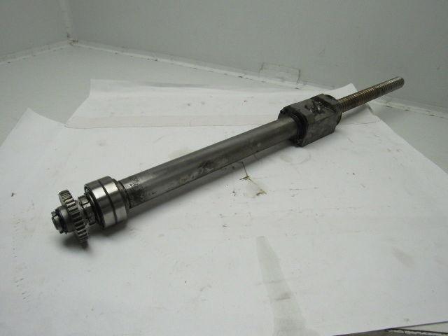 Wasino LG71 33" Ball Screw & Nut Assembly End Bearing is Bad