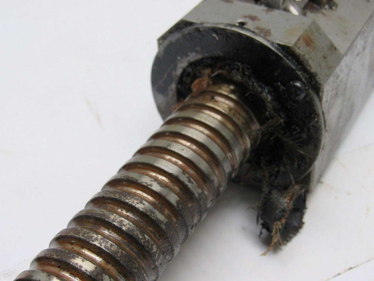 Wasino LG71 33" Ball Screw & Nut Assembly End Bearing is Bad