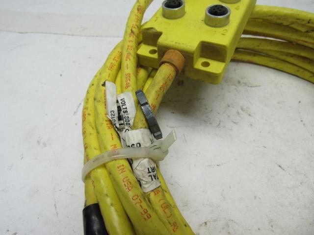 ALLEN BRADLEY 898D-56PT-A10 6 Place 5 Pin Distribution Box w/ 12' Cord 300VDC