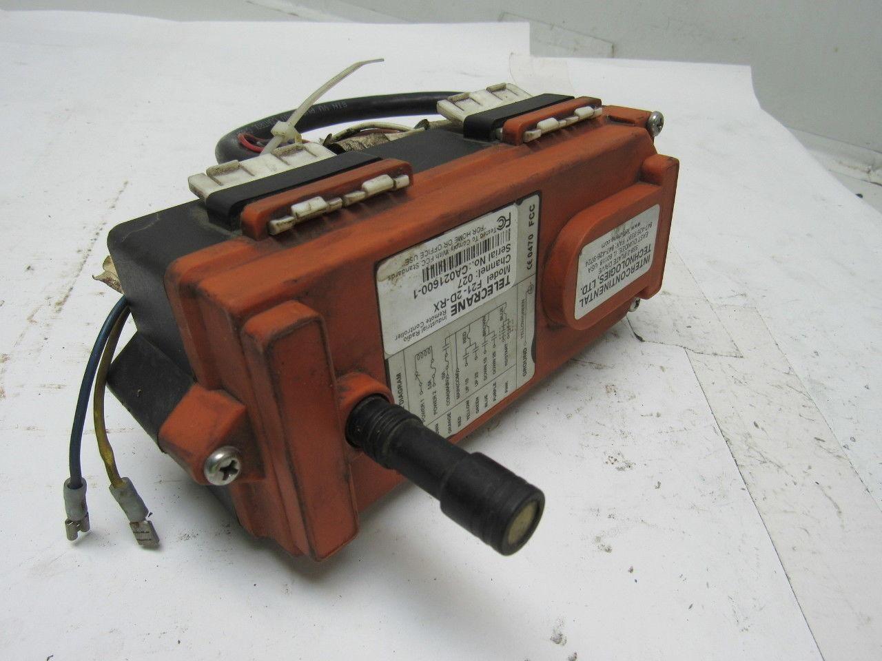 Telecrane F21-2X-RX Industrial Radio Wireless Remote Crane Controller Receiver
