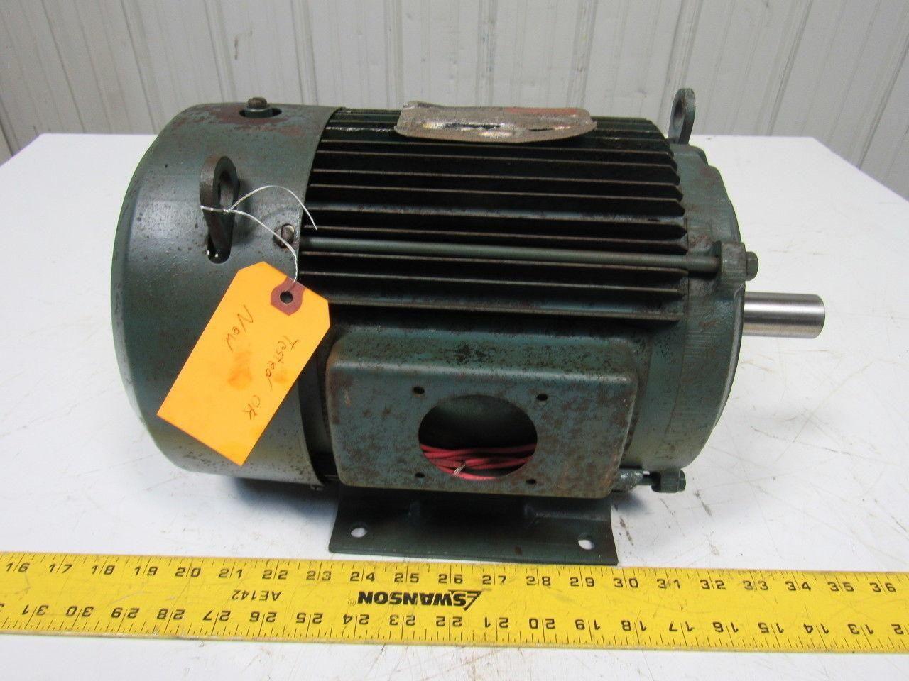 RELIANCE P18J482D 1-1/2HP AC Electric Motor 855RPM 230/460V 3Ph 184T TEFC