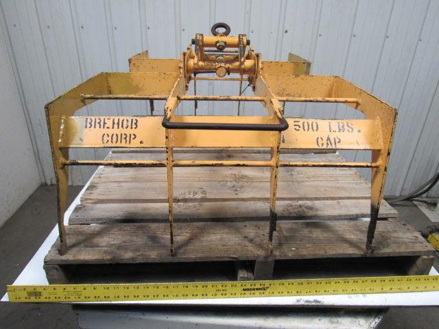 BREHOB 500LB Lift Grappling Hoist Hook Claw 47"x30" Reversed Tongs